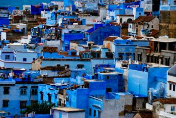 Blue City Morocco Middle East Revised - Homes Alternative | #64774