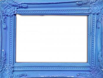 Blue classic photo frame