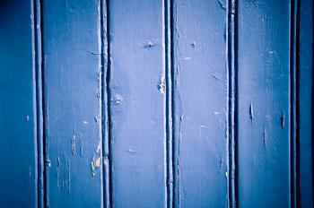 Blue painted wood texture