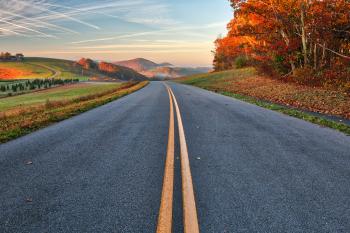 Blue Ridge Autumn Parkway - HDR