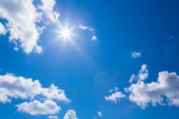 Sun Clouds Blue Sky Free Stock Photo - Public Domain Pictures