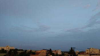 Blue sky evening