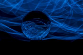 Blue smoke on clear ball digital wallpaper HD wallpaper | Wallpaper ...
