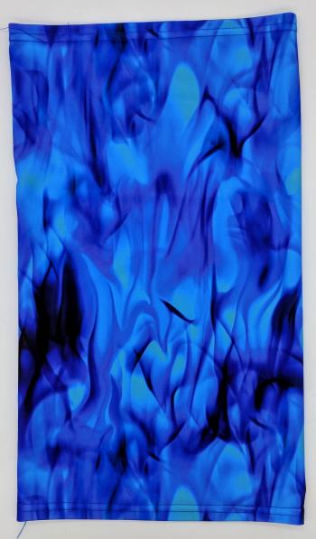 Blue smoke neck warmer | runningafrock.co.uk