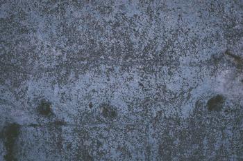 Blue Washed Out Concrete Surface