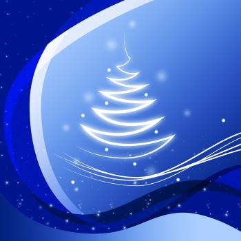 Blue Zigzag Background Shows Jagged Lines And Twinkling