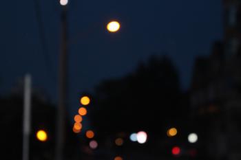 Blurred Night Street