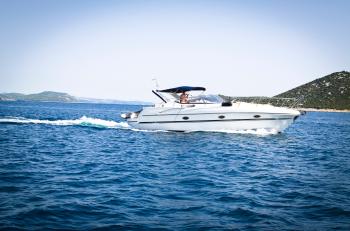 Free stock photo of blue, boat, clouds