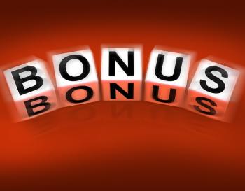 Bonus Blocks Displays Promotional Gratuity Benefits and Bonuses