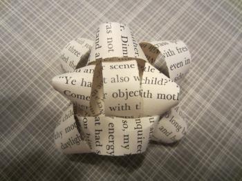 Book Page Bow - DIY Inspired