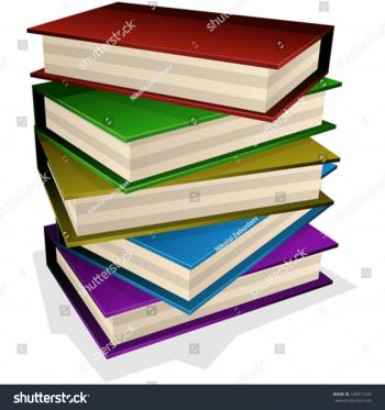 Vector Illustration Pile Books Isolated On Stock Vector 169971047 ...
