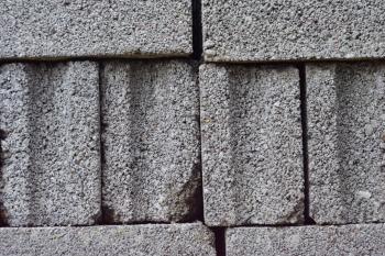 Brick wall made from rocks