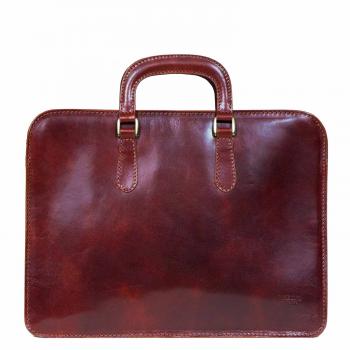 Palermo Single Gusset Slim Briefcase, Document Case