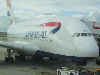 British Airways A380 business class London to Vancouver (decline in ...