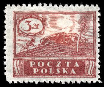 Brown Agricultural Stamp
