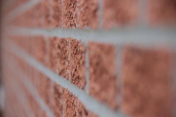 Brown Brick Wall Close Up