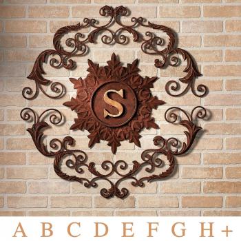 Kingston Monogram Metal Wall Grille