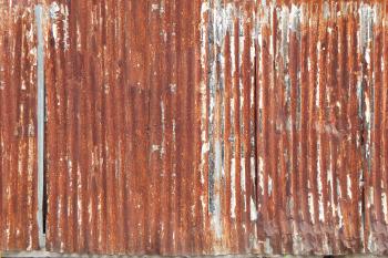 Rusted Corrugated Metal Roofing - Rug Designs