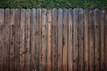 Brown Wooden Fence