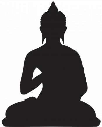 Buddha Silhouette PNG Clip Art - Best WEB Clipart