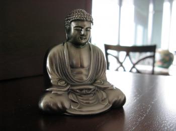 Buddha Statue in focus