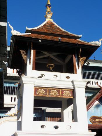 Buddhist temple bell tower