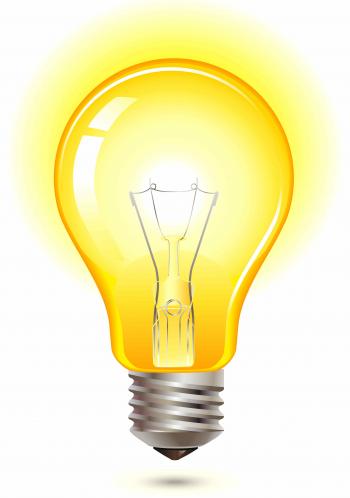 yellow light bulb | City of Woodbine