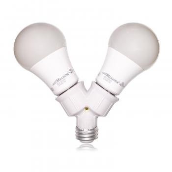 Maxxima Light Bulb Socket Splitter For LED, CFL and Standard Bulbs ...