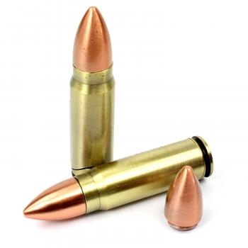 Amazon.com: 1x Bullet/Ammunition Metal Refillable Cigar Cigarette ...