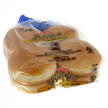 H‑E‑B Bake Shop Enriched Hamburger Buns ‑ Shop Buns at HEB