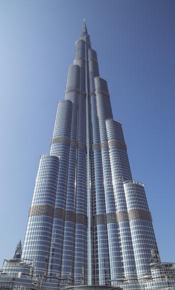 Burj Khalifa skyscraper in Dubai