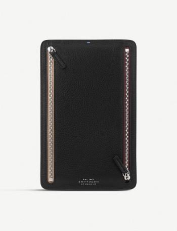 Lyst - Smythson Burlington Leather Currency Case in Black
