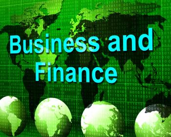 Business And Finance Represents Accounting Company And Earnings
