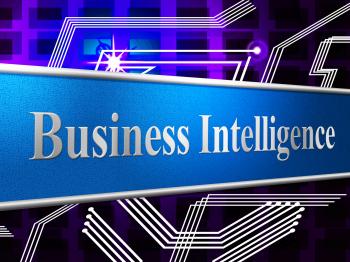 Business Intelligence Shows Brains Sharpness And Acumen