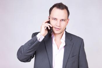 Businessman on the Phone