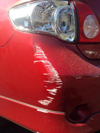 2010 Corolla] New car owner, just had a mishap with my fence post ...