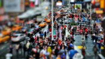 Times Square Time Lapse Zoom v7 Zooming busy city traffic time lapse ...