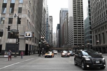Free Stock Photo of Cars Approaching on Busy Street in City