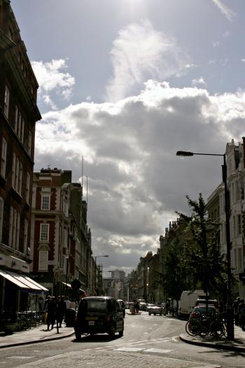 Busy London Street