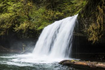 Butte Creek Falls, Oregon, Smooth focus