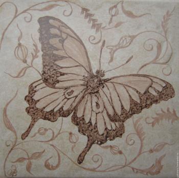 Butterfly (tile) – shop online on Livemaster with shipping ...