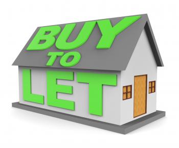 Buy To Let Means Landlord Buying 3d Rendering