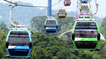 Sentosa Line Cable Car Newly Opened - YouTube