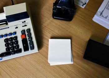 Calculator and Post-its