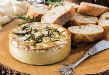 Baked Camembert with Garlic and Rosemary - Olivia's Cuisine