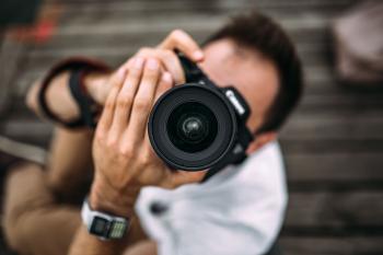 Man Photography DSLR Camera Free Stock Photo - NegativeSpace