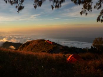 Camping on the top
