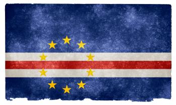 Cape Verde Grunge Flag