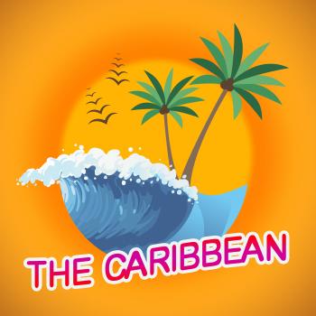 Caribbean Vacation Shows Summer Time And Caribe