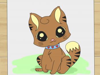 How to Draw a Cute Cartoon Cat: 8 Steps (with Pictures) - wikiHow